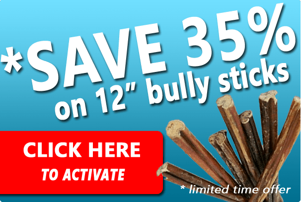 Save 35% on Bully Sticks